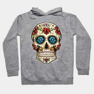 candy skull Tattoo style image Hoodie